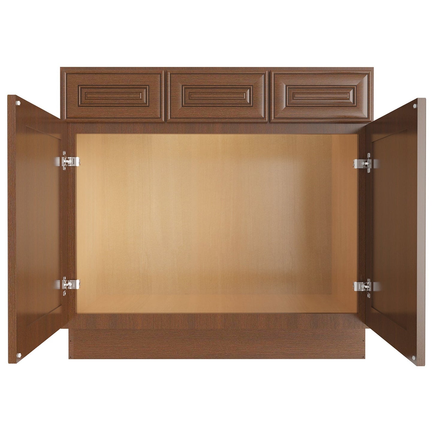 21"D Birch Solid Wood X 36"W X 34-1/2"H Vanity Sink Drawer Cabinet Wthout Top VSD36