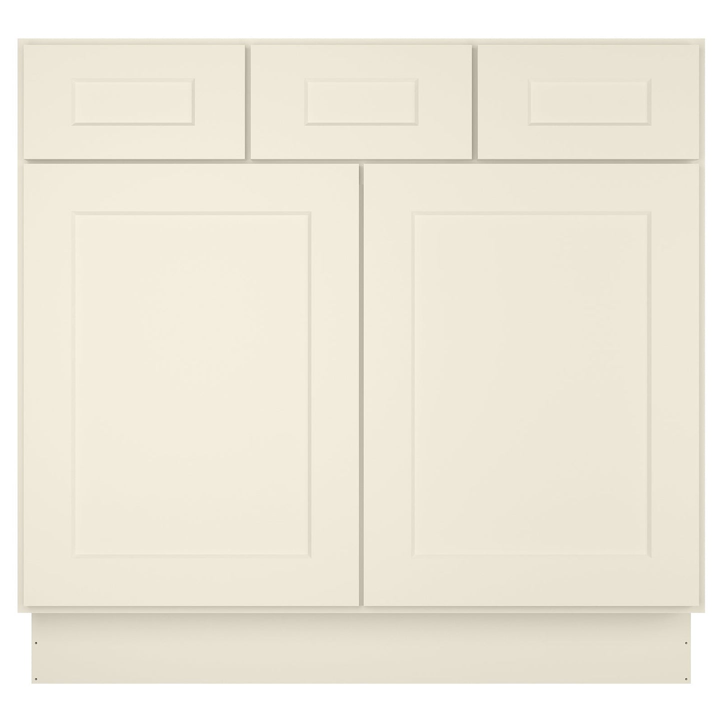 21"D Birch Solid Wood X 36"W X 34-1/2"H Vanity Sink Drawer Cabinet Wthout Top VSD36