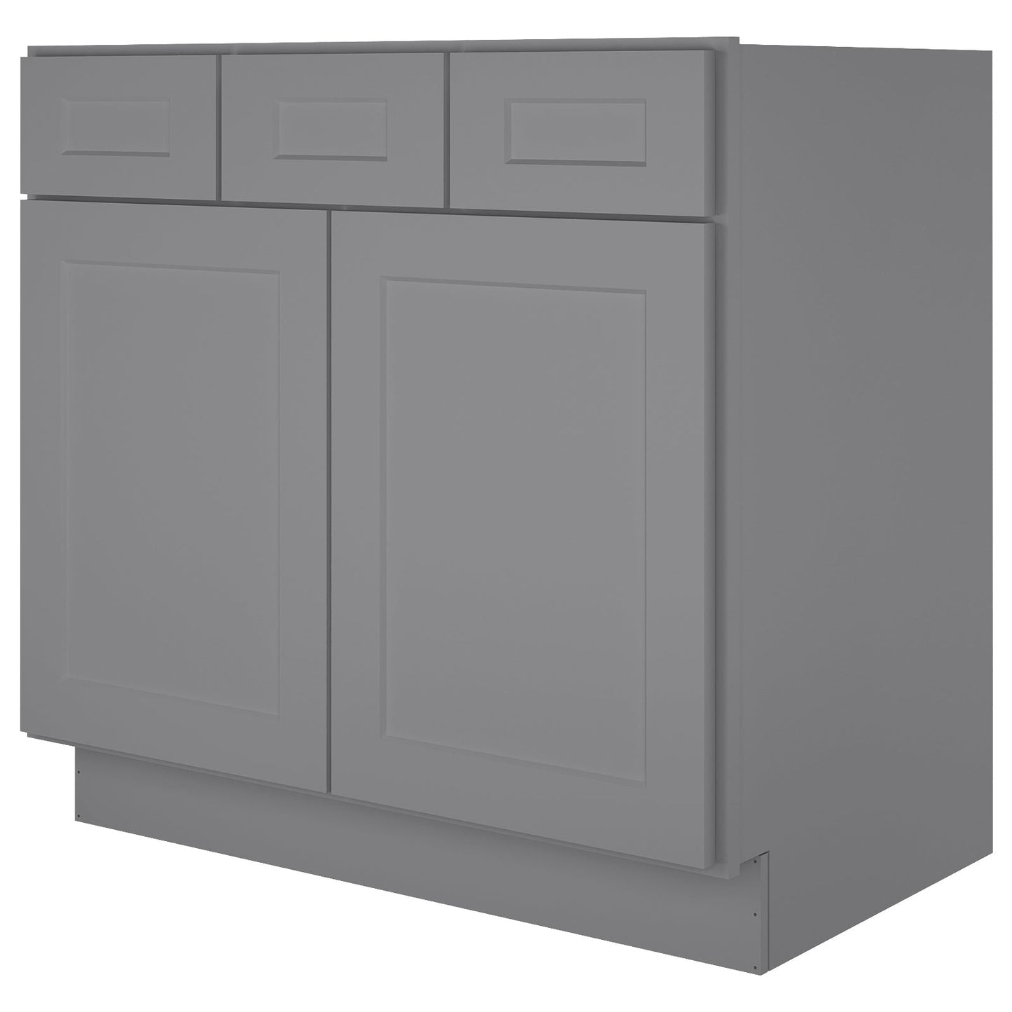 21"D Birch Solid Wood X 36"W X 34-1/2"H Vanity Sink Drawer Cabinet Wthout Top VSD36