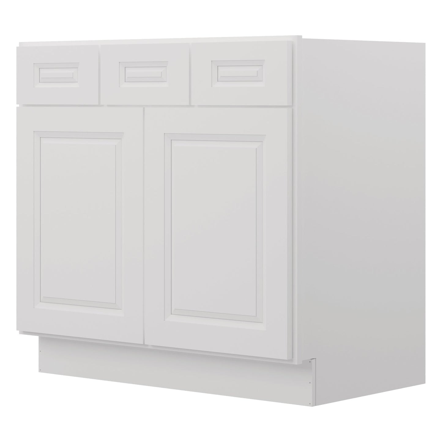 21"D Birch Solid Wood X 36"W X 34-1/2"H Vanity Sink Drawer Cabinet Wthout Top VSD36