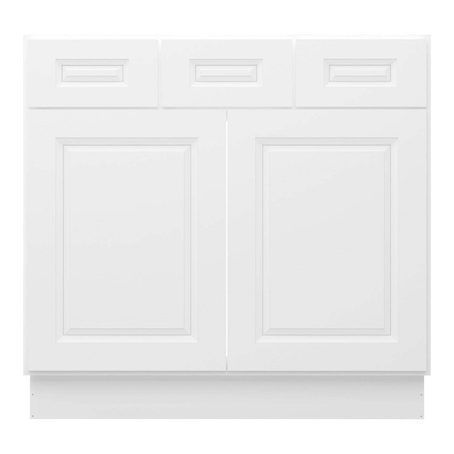 21"D Birch Solid Wood X 36"W X 34-1/2"H Vanity Sink Drawer Cabinet Wthout Top VSD36