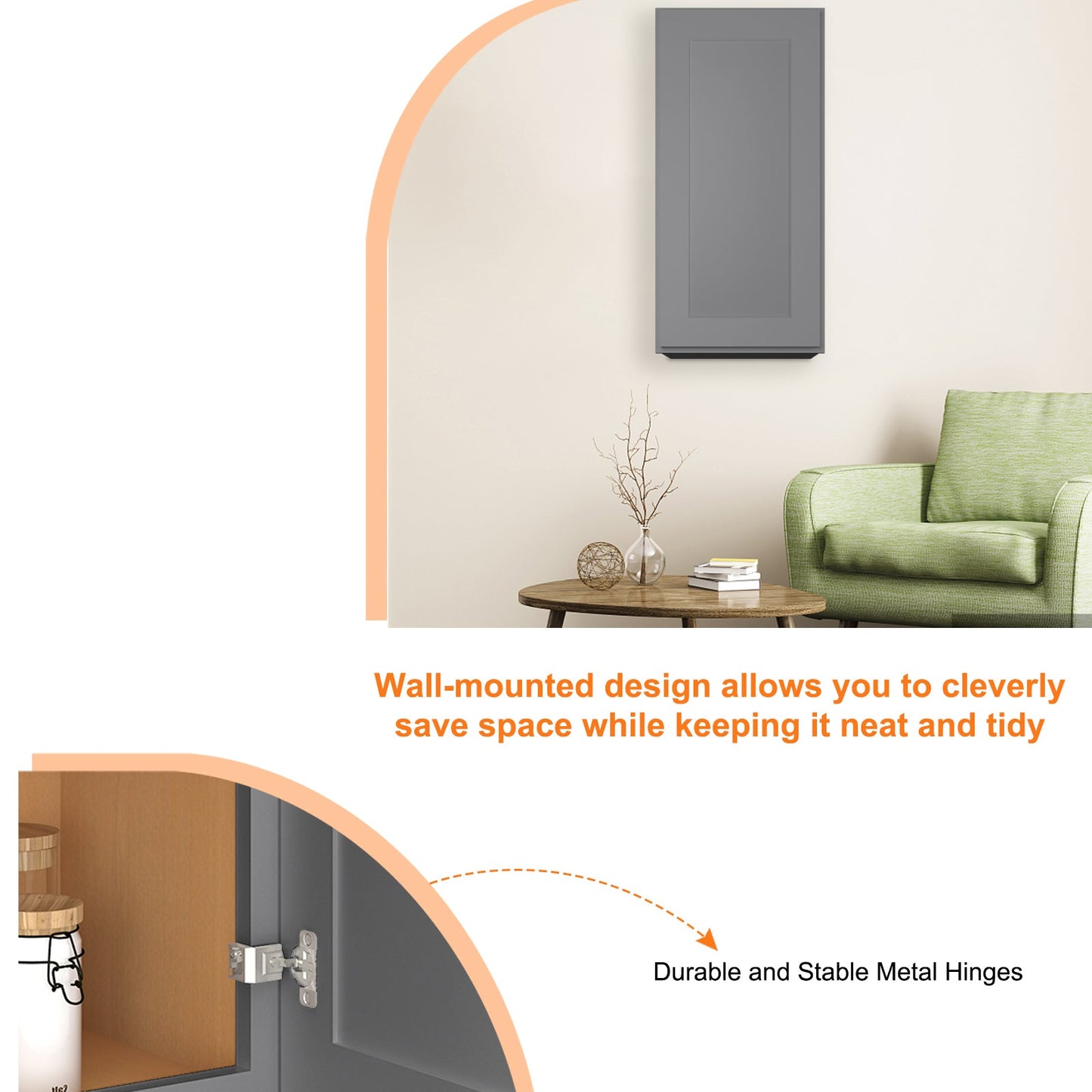 Medicine Cabinet Wall Mounted W1536