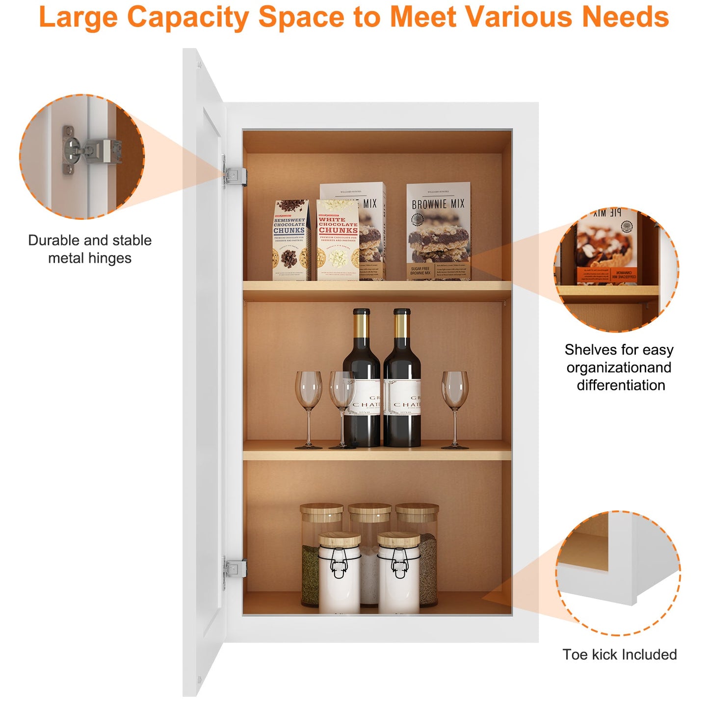 Medicine Cabinet Wall Mounted W1836