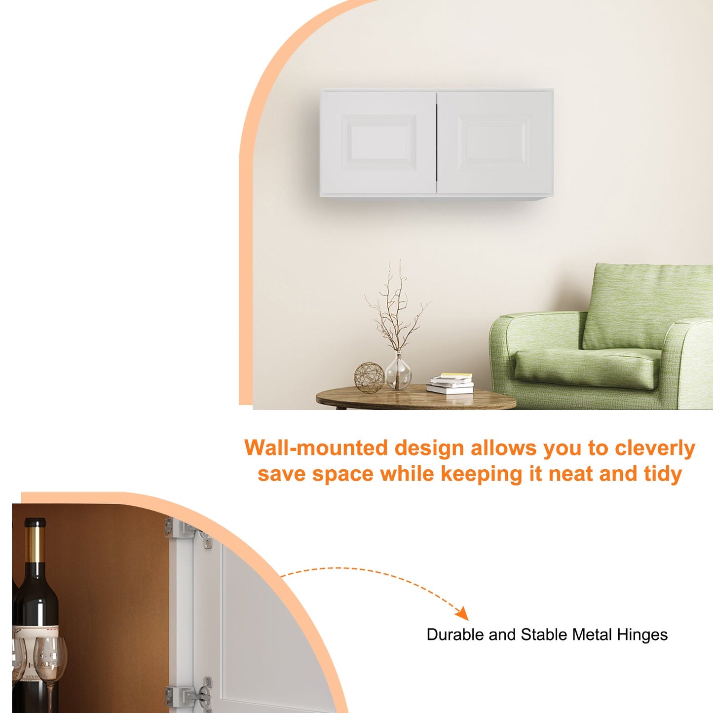 Medicine Cabinet Wall Mounted W301224