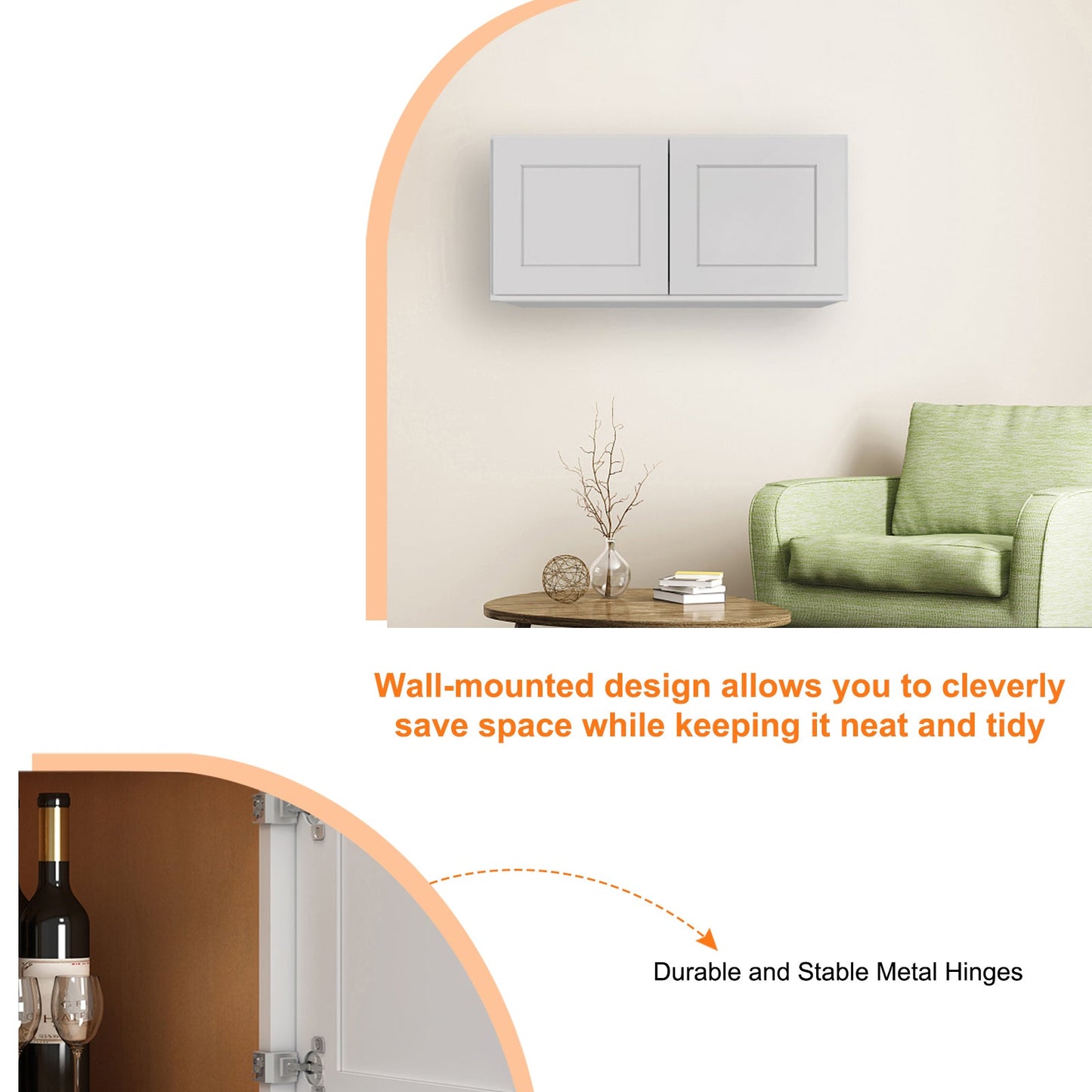 Medicine Cabinet Wall Mounted W302424