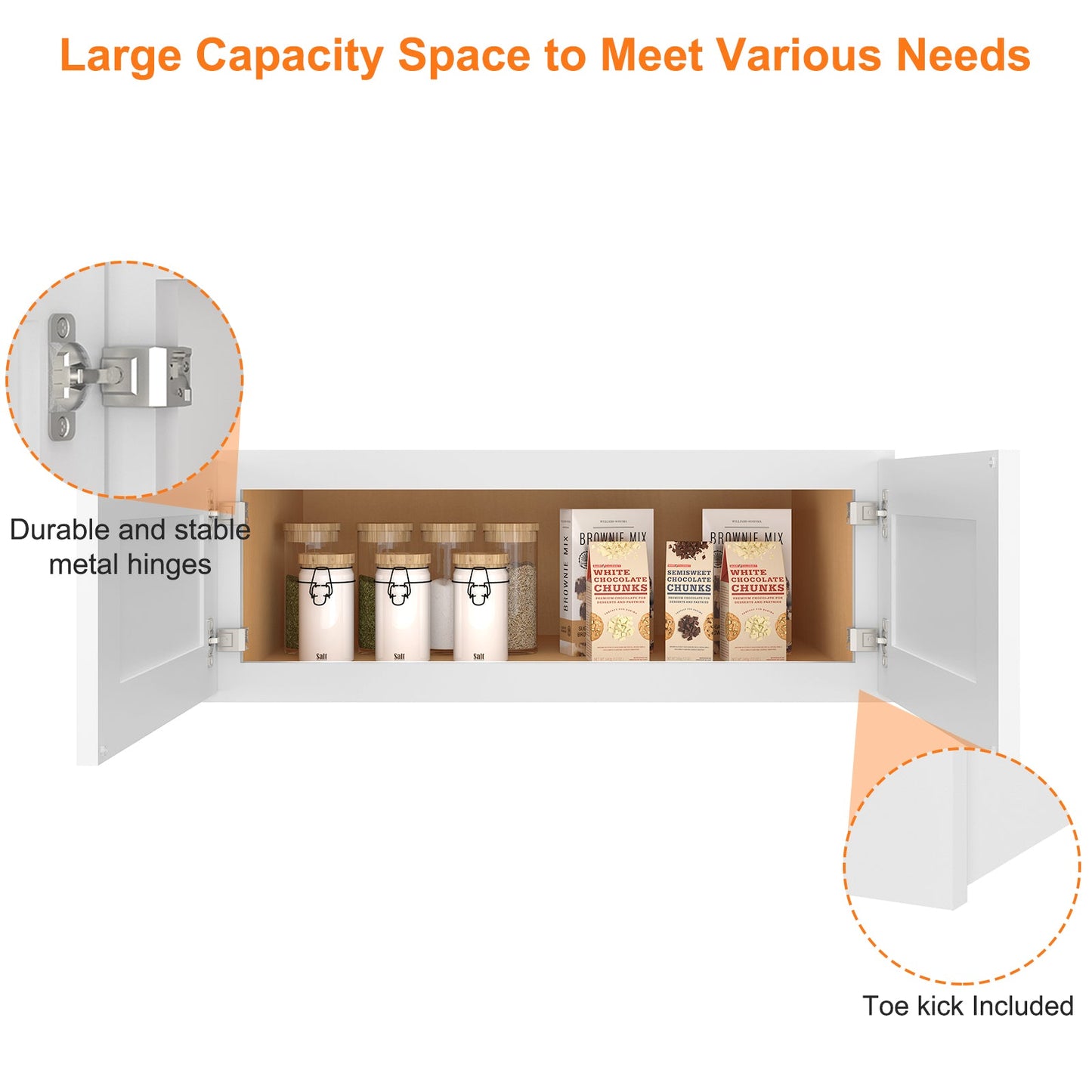 Medicine Cabinet Wall Mounted W361224