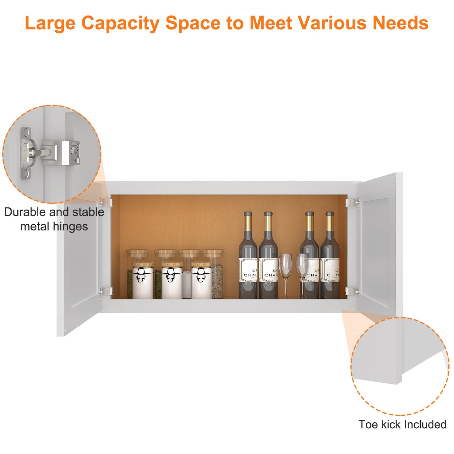 Medicine Cabinet Wall Mounted W361824