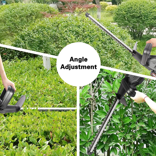 20V Cordless Hedge Trimmer with Dual-Action Blade - Lawn and Shrub Care, Includes 2.0Ah Lithium-Ion Battery and Rapid Charger