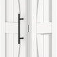 Hausvita LOVMOR Bifold Barn Door,Bi-Fold Sliding Closet Doors,Pine,No Assembly Required,Without Hardware Kit