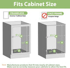 LOVMOR 3-Tier Pull Out Cabinet Organizer Spice Rack for Narrow Cabinet, Slide Out Wood Shelves Storage for Kitchen