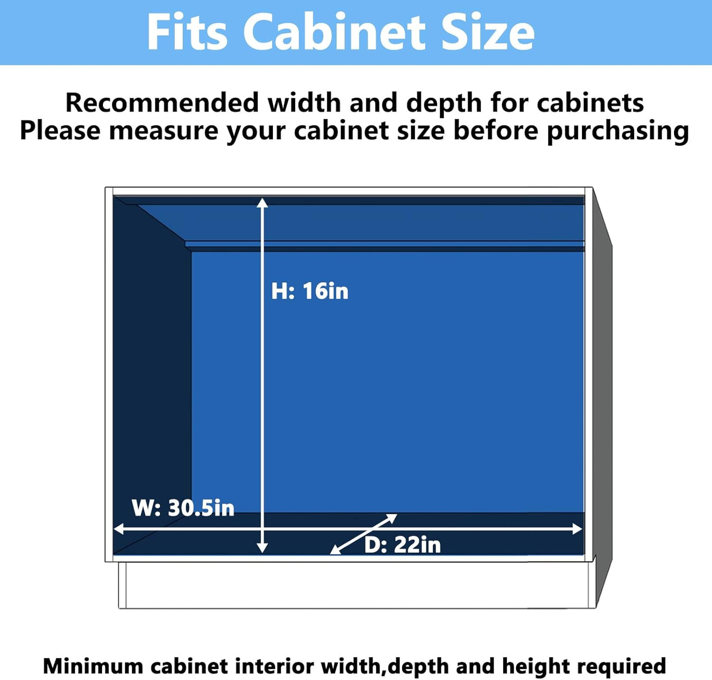 LOVMOR 2 Tier Individual Pull Out Cabinet Organizer 30" W x 21½" D, Slide Out Kitchen Cabinet Storage Sliding Shelves