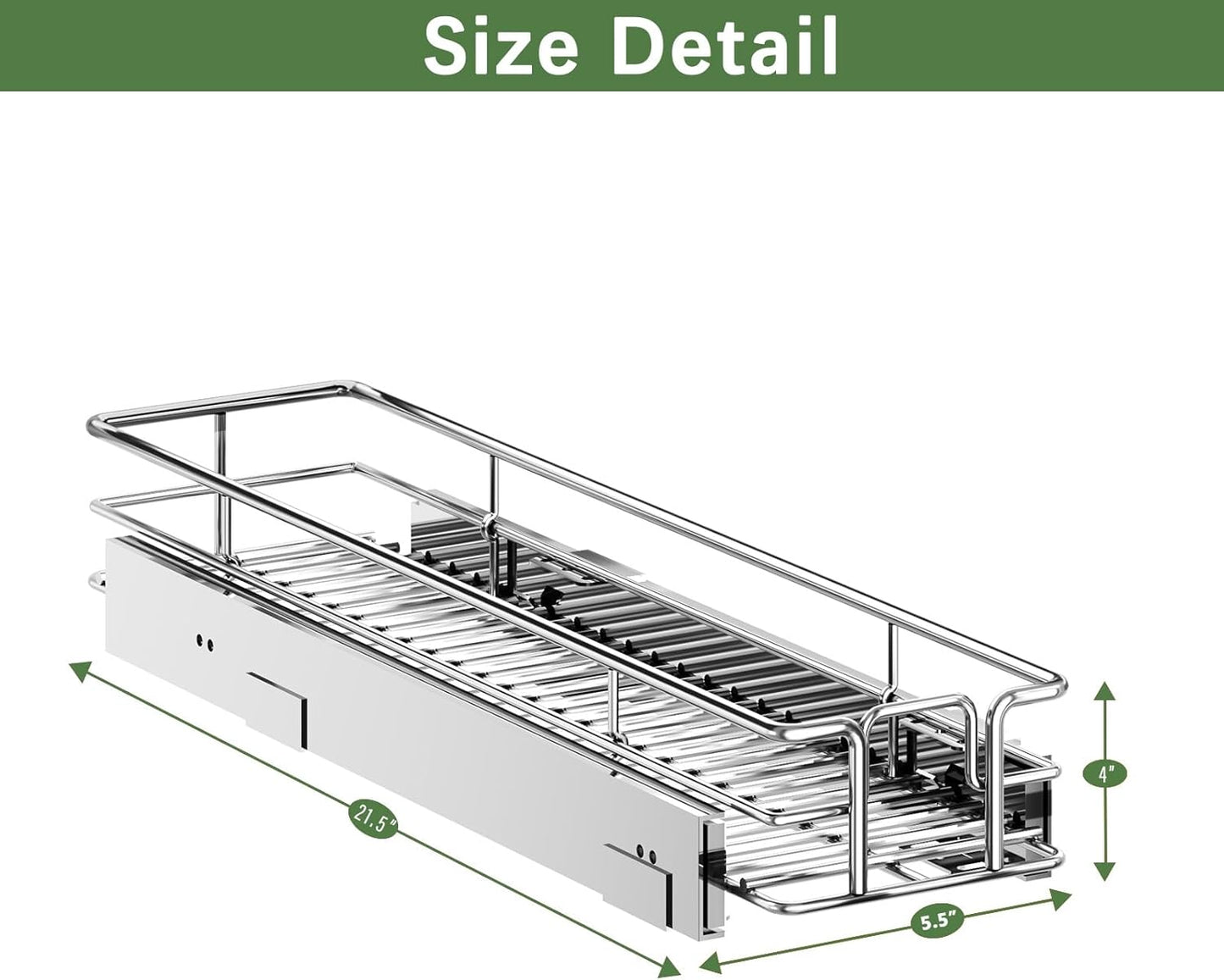 LOVMOR Pull Out Cabinet Organizer 30" W x 21½" D, Kitchen Cabinet Pull Out Shelves Slide Out Storage