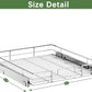 LOVMOR Pull Out Cabinet Organizer 30" W x 21½" D, Kitchen Cabinet Pull Out Shelves Slide Out Storage