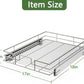 LOVMOR Pull Out Cabinet Organizer 30" W x 21½" D, Kitchen Cabinet Pull Out Shelves Slide Out Storage