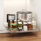 LOVMOR Pull Out Cabinet Organizer 30" W x 21½" D, Kitchen Cabinet Pull Out Shelves Slide Out Storage