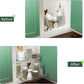 LOVMOR 2 Tier Individual Pull Out Cabinet Organizer 11"W x 21"D, Slide Out Kitchen Cabinet Storage Sliding Shelves