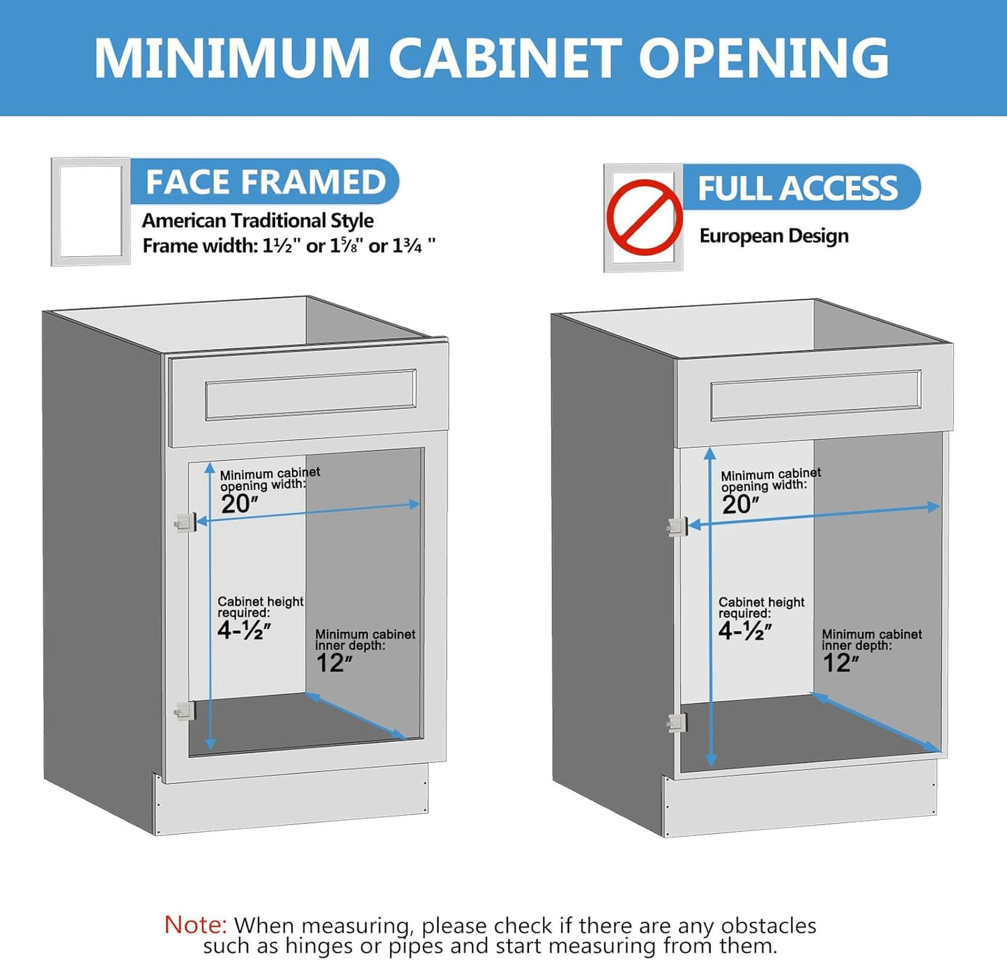 LOVMOR Soft Close Wood Pull Out Cabinet Organizer with U-Bracket, Slide Out Cabinet Organizer with Full Extension Rail Slides Pull Out Drawer for Wall Cabinets and Pantry,19½” W x 10 ³/₁₀” D…