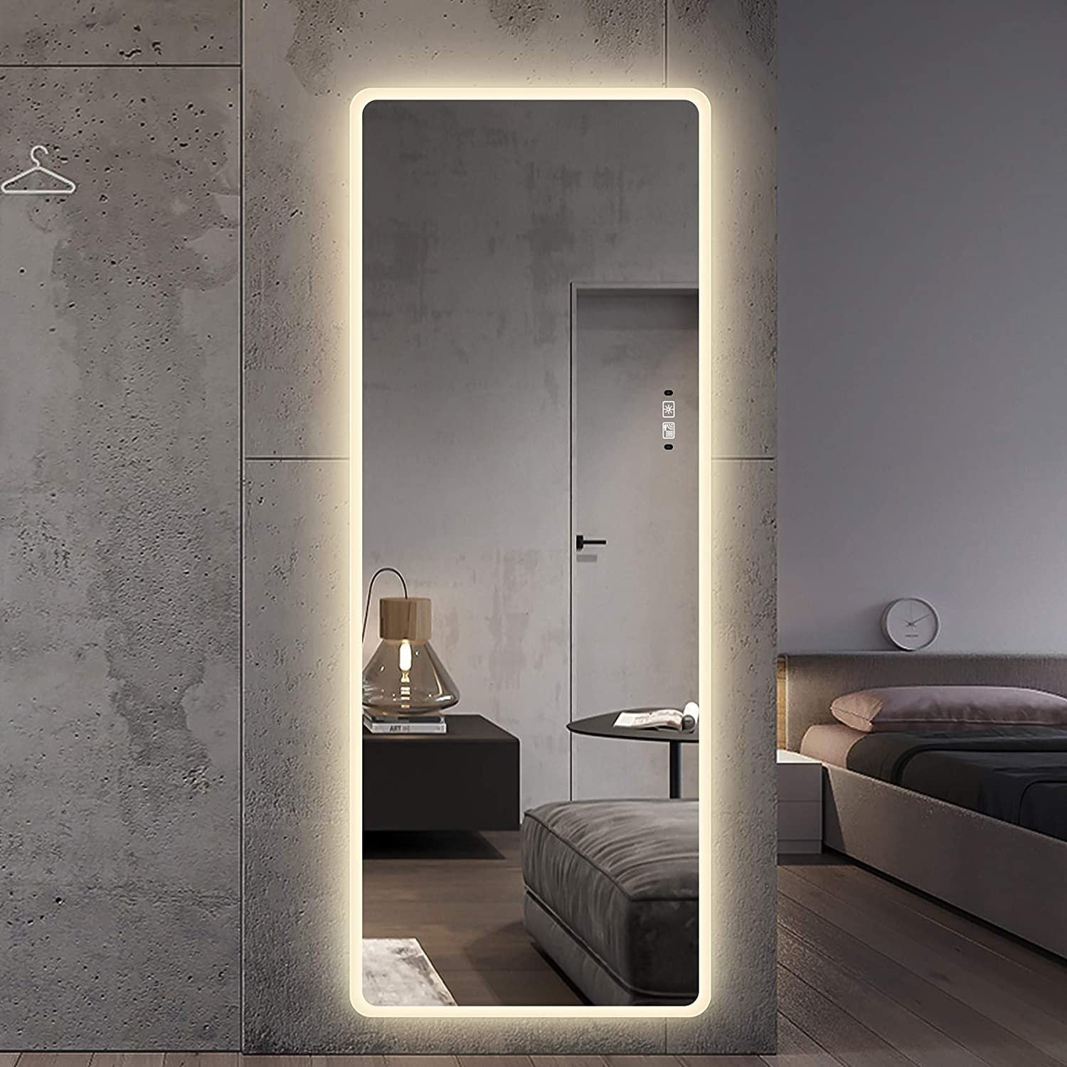 Full Length Backlit Mirror Lighted Vanity Body Induction Mirror