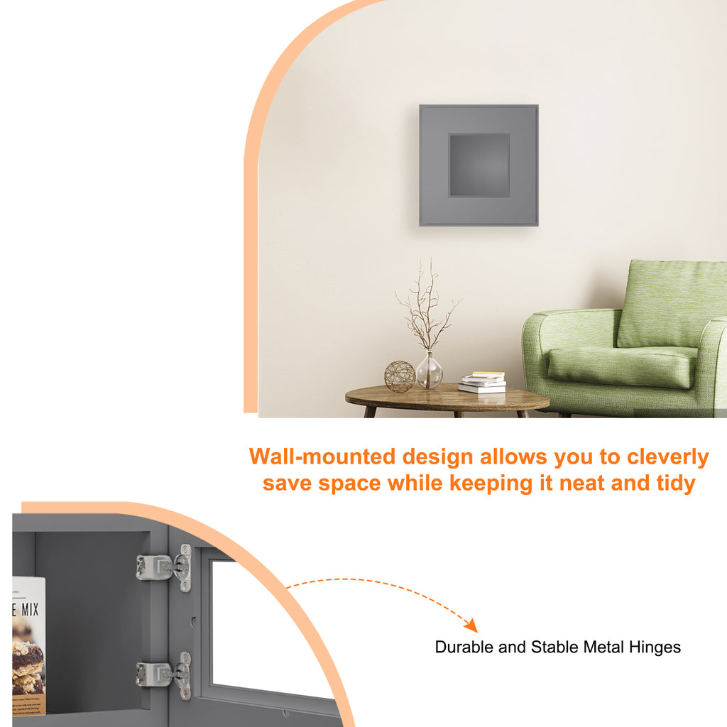 Medicine Cabinet Wall Mounted W1512GD