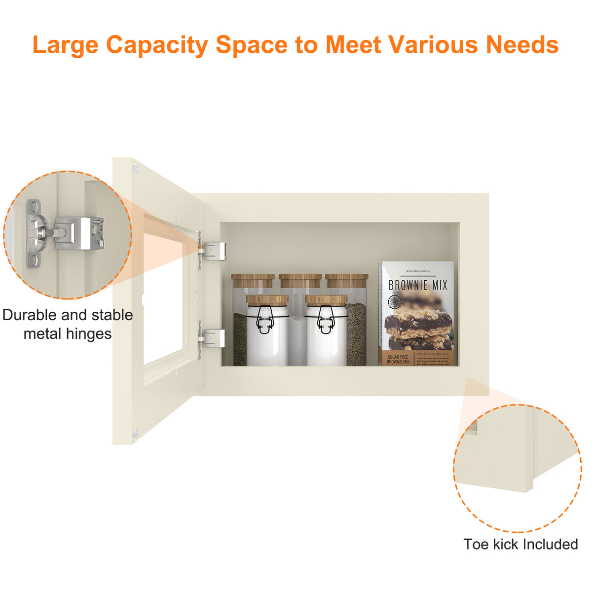 Medicine Cabinet Wall Mounted W1812GD
