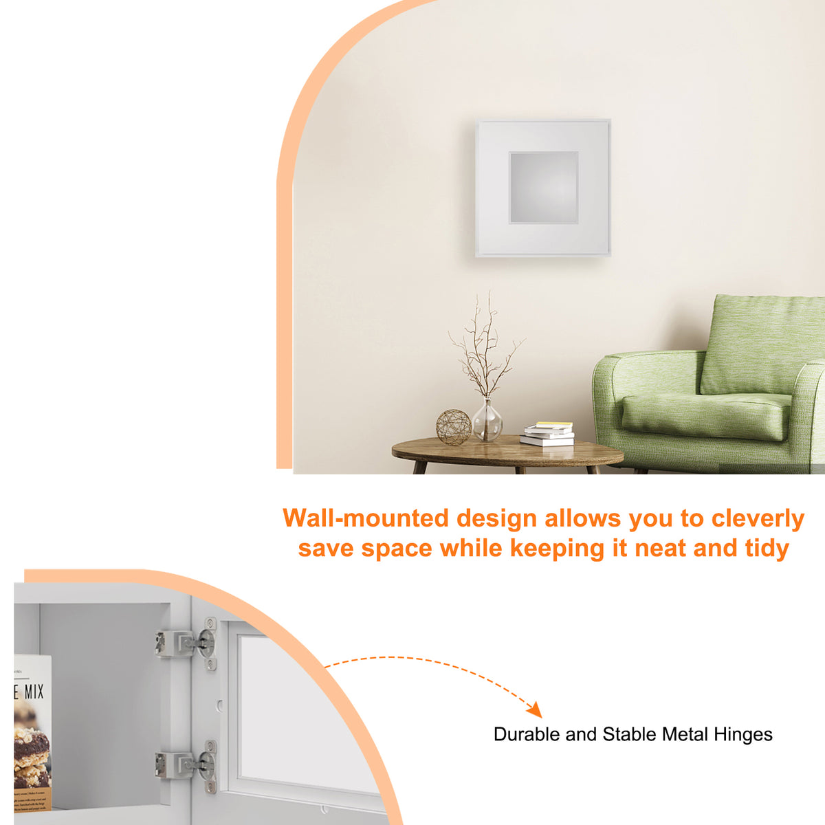 Medicine Cabinet Wall Mounted W2112GD