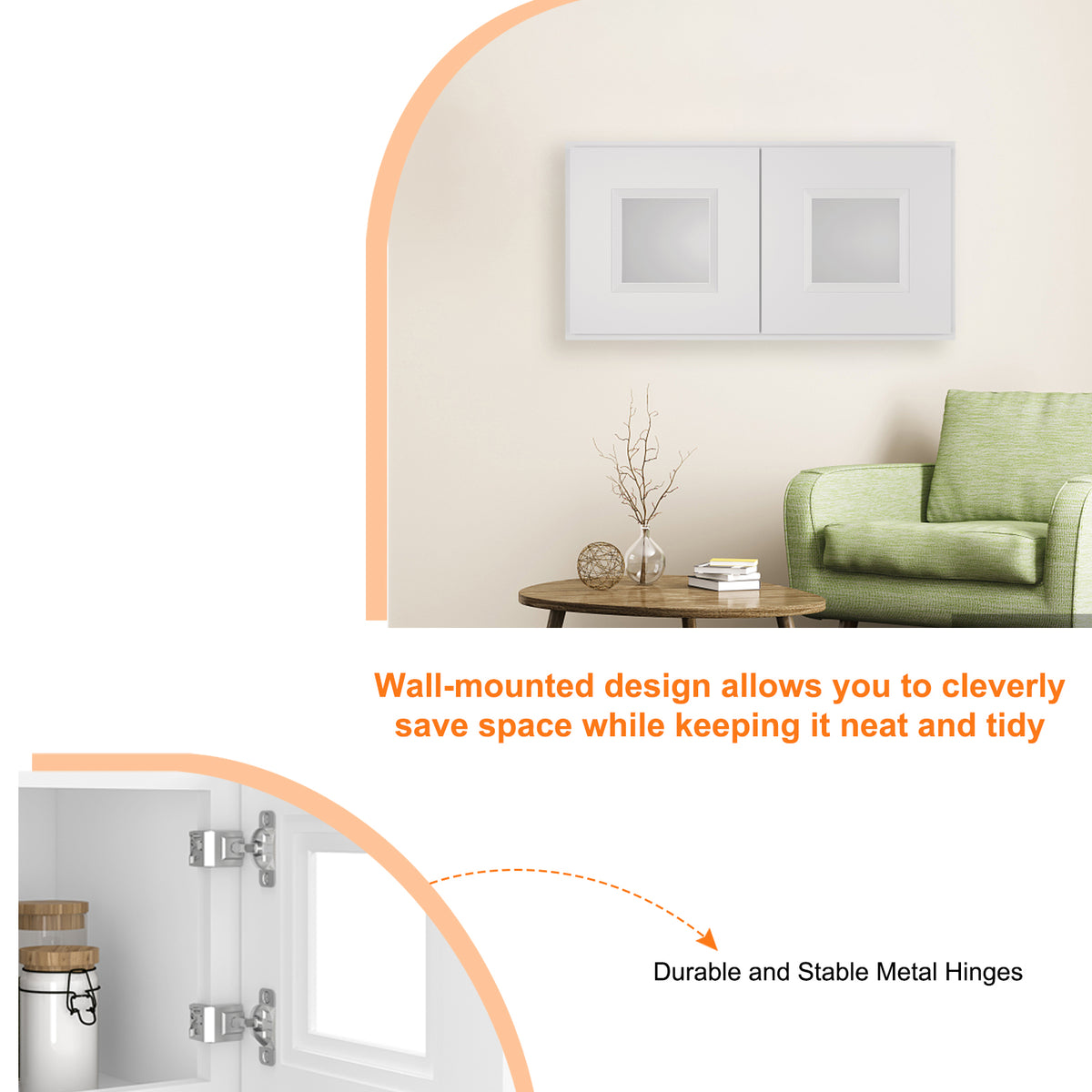 Medicine Cabinet Wall Mounted W2412GD