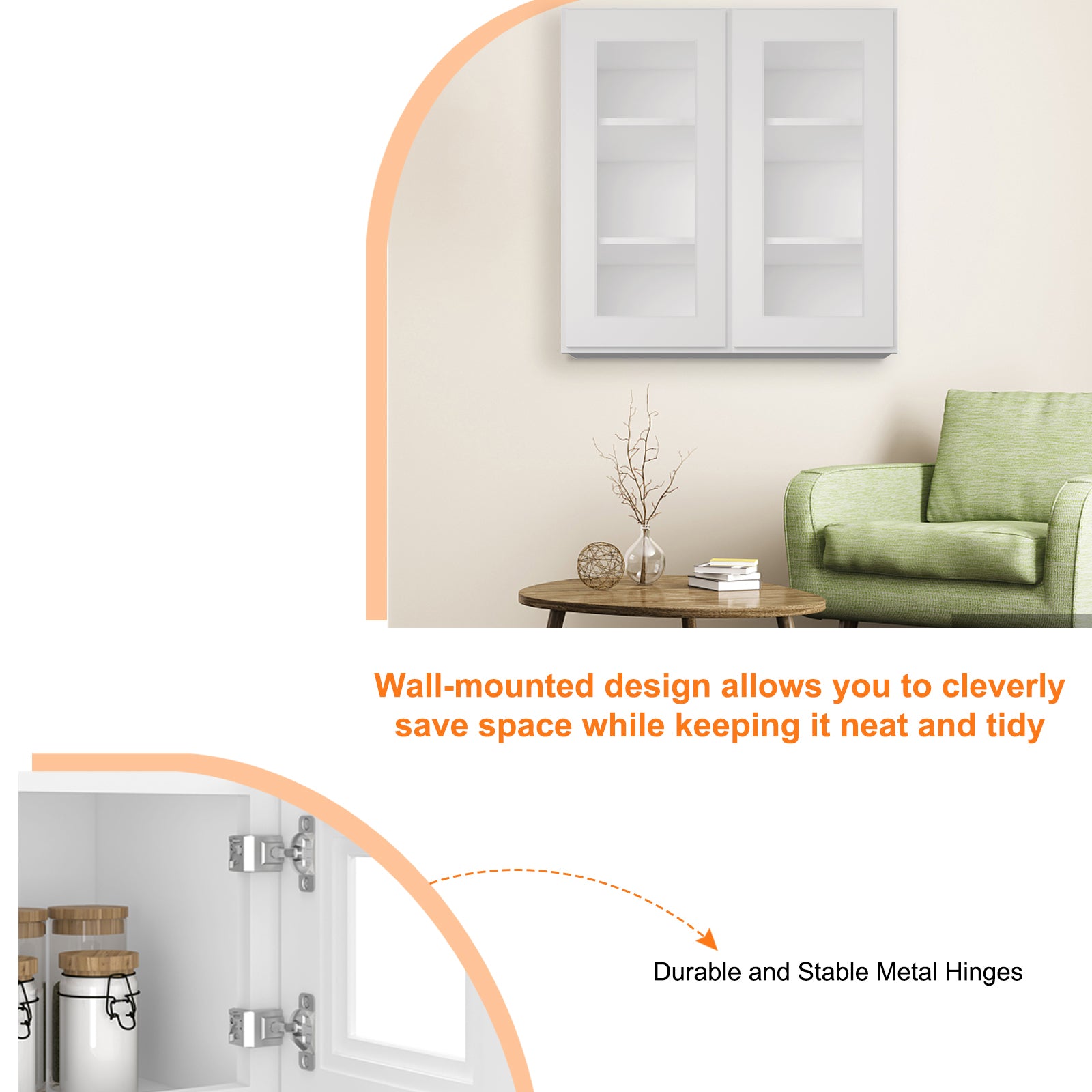 Medicine Cabinet Wall Mounted W3030GD