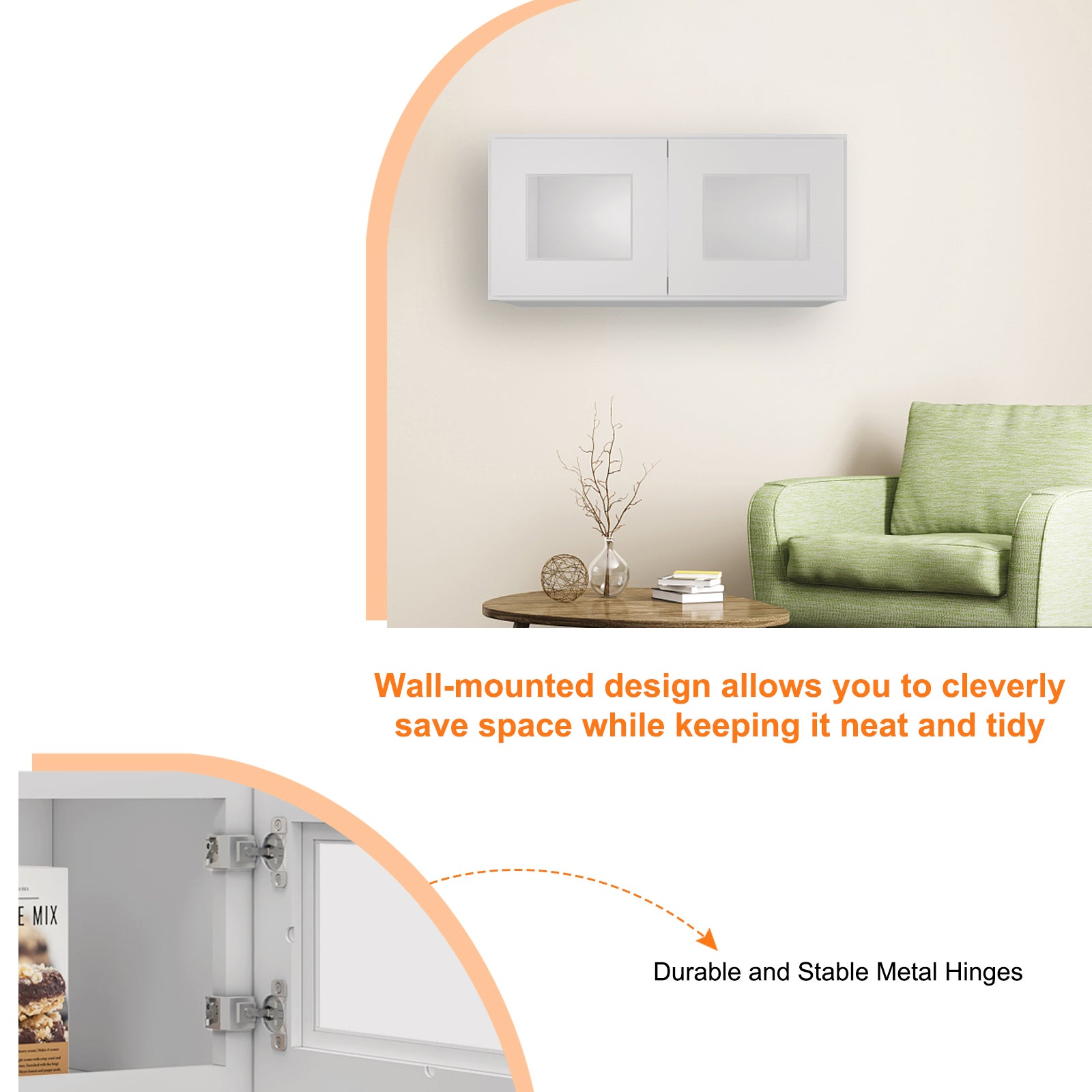 Medicine Cabinet Wall Mounted W3612GD