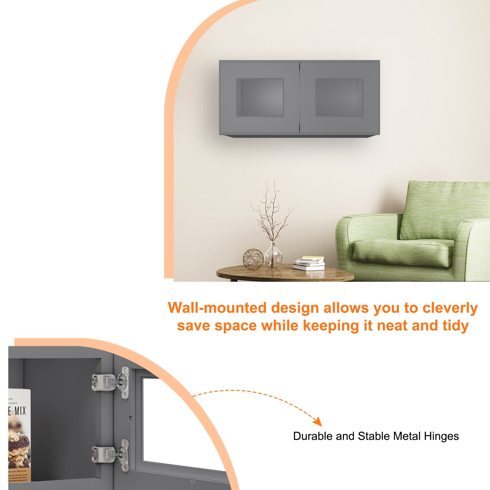 Medicine Cabinet Wall Mounted W3612GD