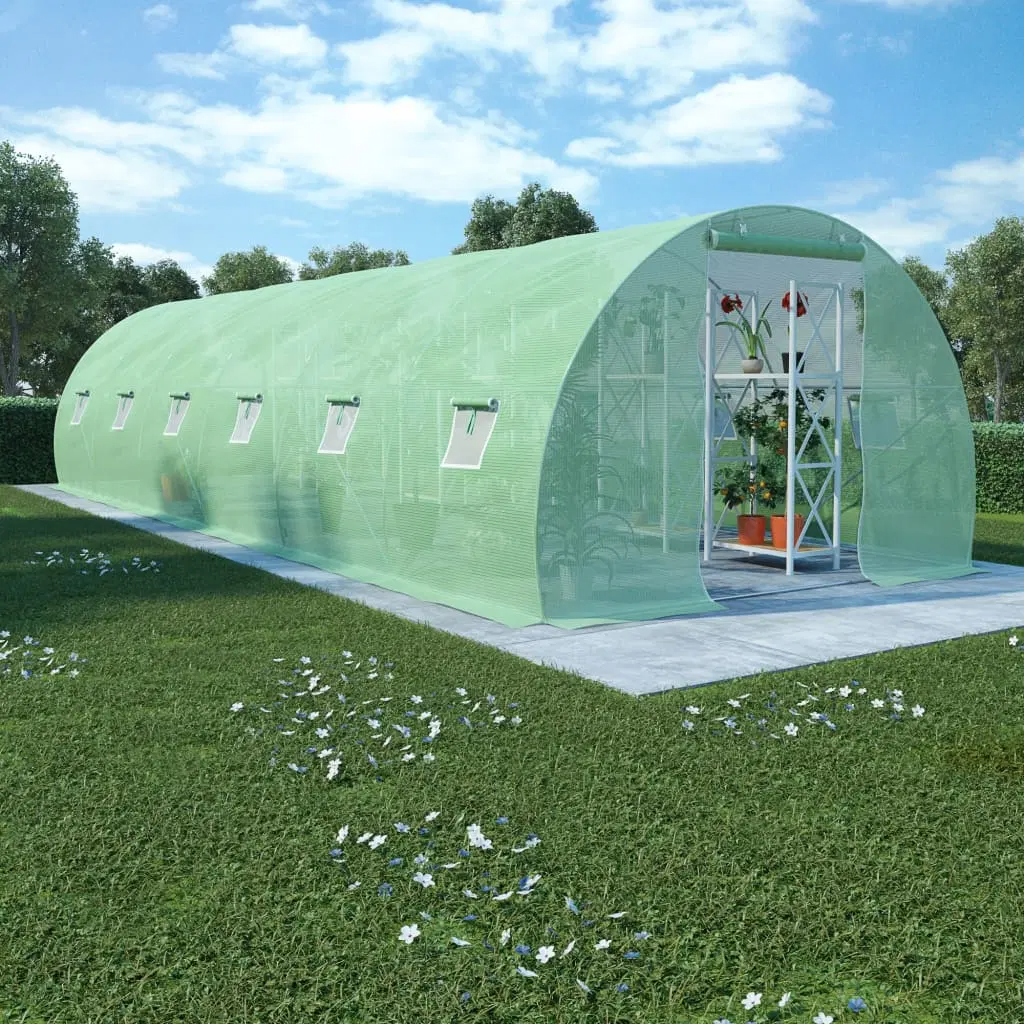 Large Greenhouse - 290.6 sq ft (354.3" x 118.1" x 78.7") for Extensive Gardening
