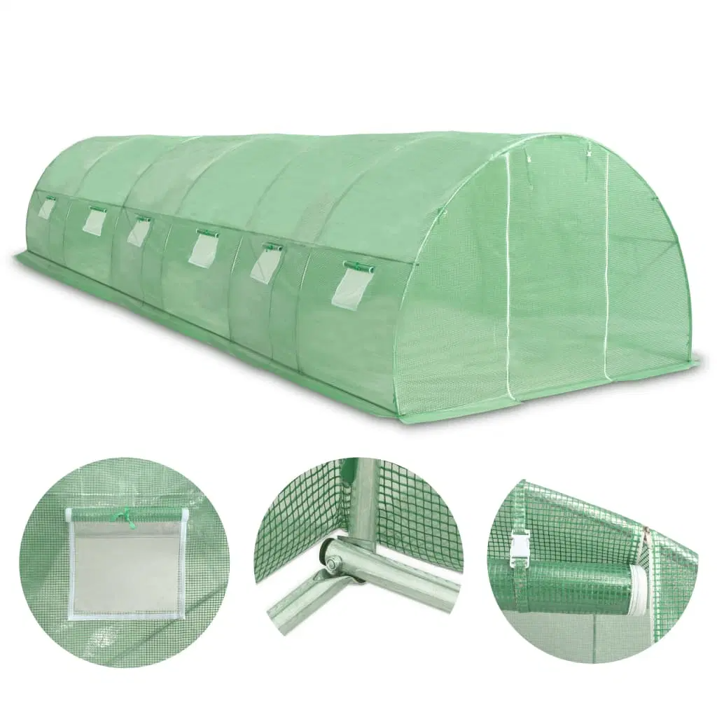 Large Greenhouse - 290.6 sq ft (354.3" x 118.1" x 78.7") for Extensive Gardening