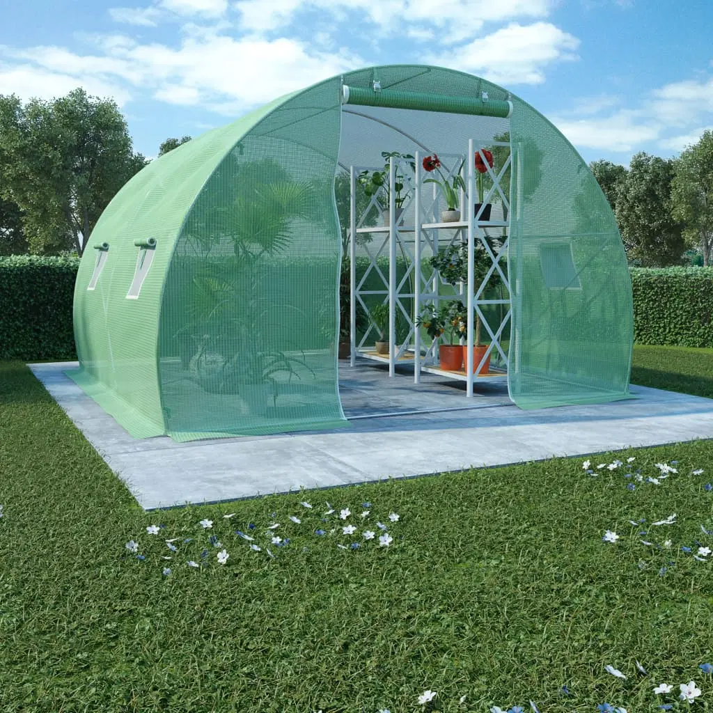 Spacious Greenhouse - 96.9 sq ft Coverage (118.1" x 118.1" x 78.7")