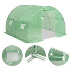 Spacious Greenhouse - 96.9 sq ft Coverage (118.1" x 118.1" x 78.7")