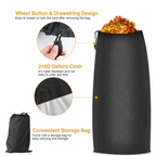54 Cubic Feet Lawn Tractor Leaf Bag: Standard Garden Waste Collection System with 112-Inch Opening