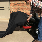 54 Cubic Feet Lawn Tractor Leaf Bag: Standard Garden Waste Collection System with 112-Inch Opening