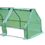 Compact Outdoor Mini Greenhouse - Three-Section Conservatory for Plant Protection and Growth
