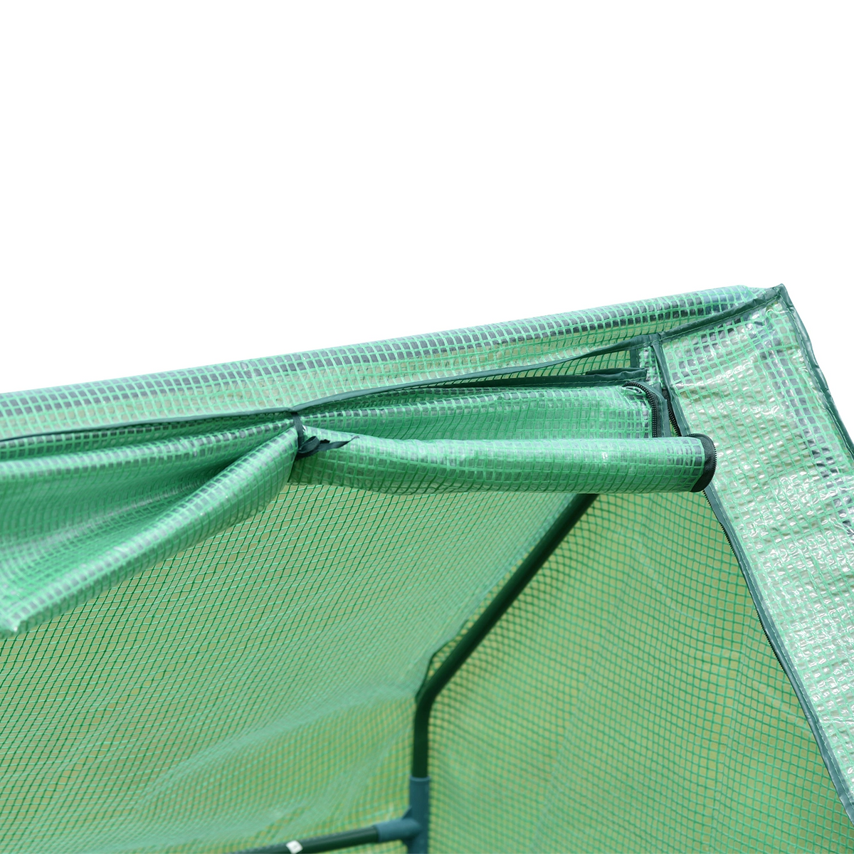 Compact Outdoor Mini Greenhouse - Three-Section Conservatory for Plant Protection and Growth