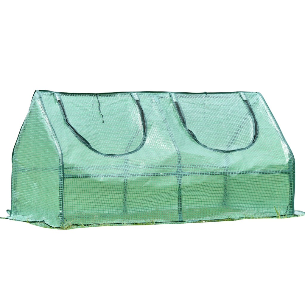 Outdoor Mini Greenhouse with Round Entrance - Protective Conservatory for Plants