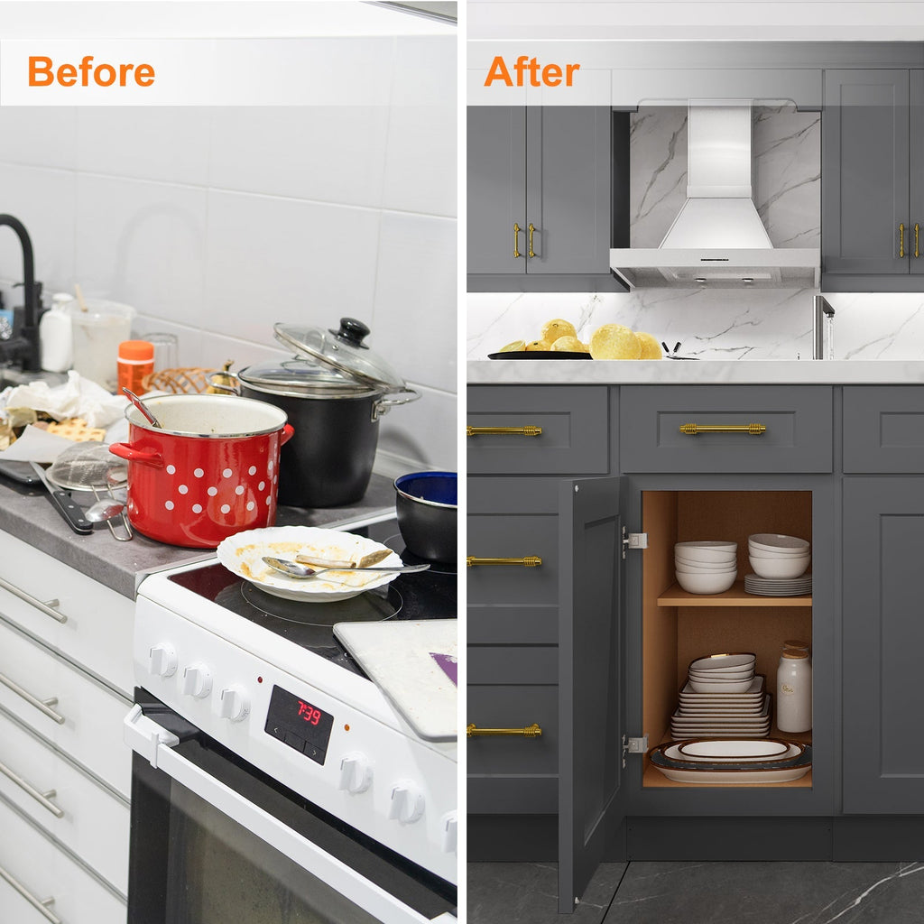 24"D Birch Solid Wood X 12"W X 34-1/2"H Base Kitchen Cabinet B12
