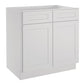 24"D*33"W*34.5"H Birch Solid Wood Base Kitchen Cabinet B33