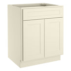 24"D Birch Solid Wood X 27"W X 34-1/2"H Base Kitchen Cabinet B27
