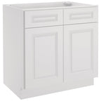 24"D*33"W*34.5"H Birch Solid Wood Base Kitchen Cabinet B33