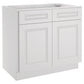 24"D*36"W*34.5"H Birch Solid Wood Base Kitchen Cabinet B36