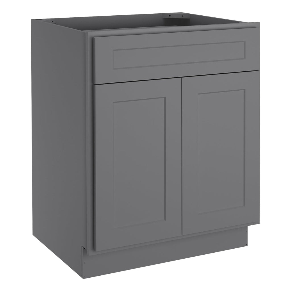 24"D Birch Solid Wood X 27"W X 34-1/2"H Base Kitchen Cabinet B27