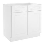 24"D*33"W*34.5"H Birch Solid Wood Base Kitchen Cabinet B33