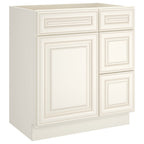 21"Dx30"Wx34-1/2"H Birch Solid Wood Bath Vanity Cabinet without Top V3021DR