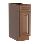 24"D Birch Solid Wood X 12"W X 34-1/2"H Base Kitchen Cabinet B12