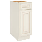 24"D Birch Solid Wood X 12"W X 34-1/2"H Base Kitchen Cabinet B12