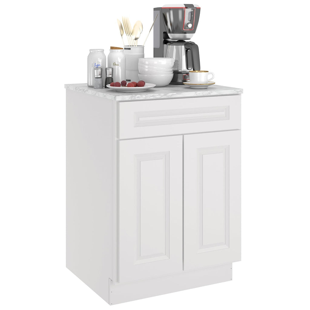 24"D Birch Solid Wood X 24"W X 34-1/2"H Base Kitchen Cabinet B24