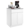 24"D Birch Solid Wood X 27"W X 34-1/2"H Base Kitchen Cabinet B27